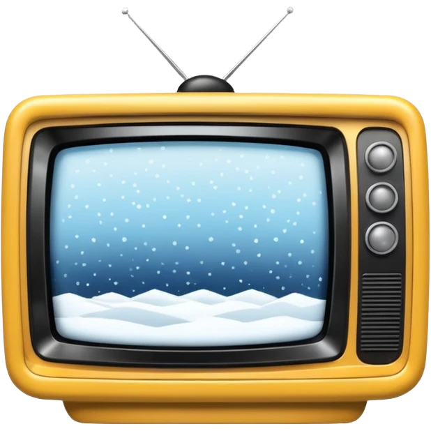 snowy TV screen in the Ring movie emoji