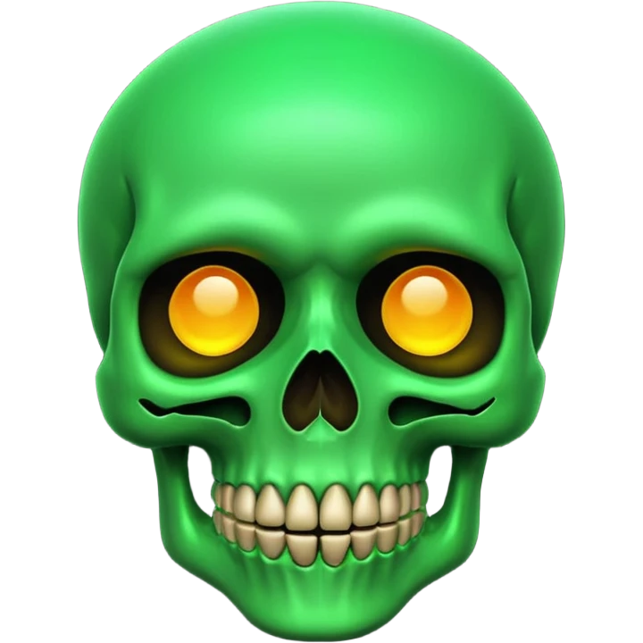 skull emoji use in whatsapp or instagram with green screen  emoji