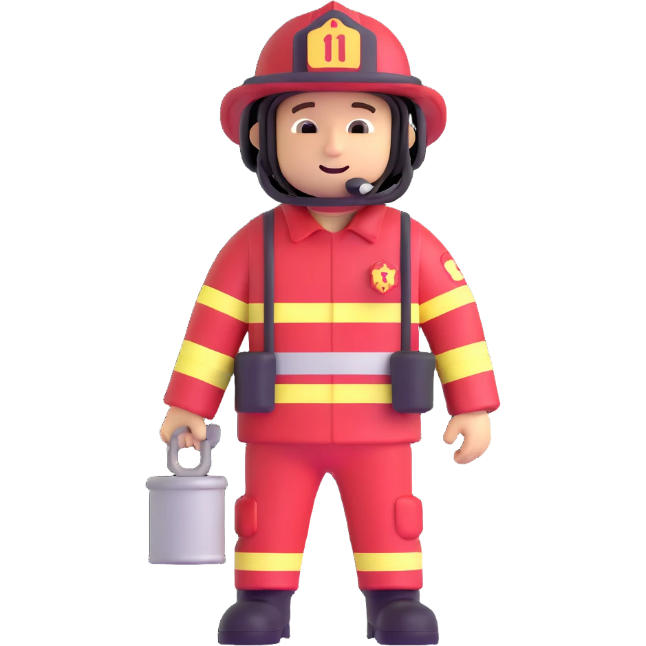 firefighter emoji