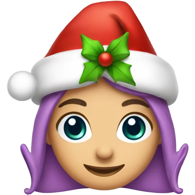 elf female santa hat emoji