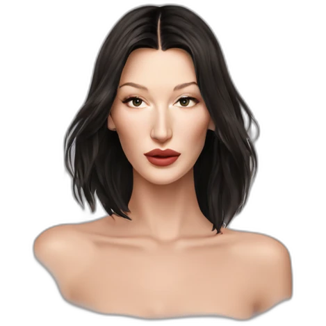 Bella Hadid emoji