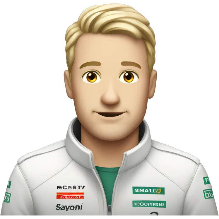 white formula one emoji