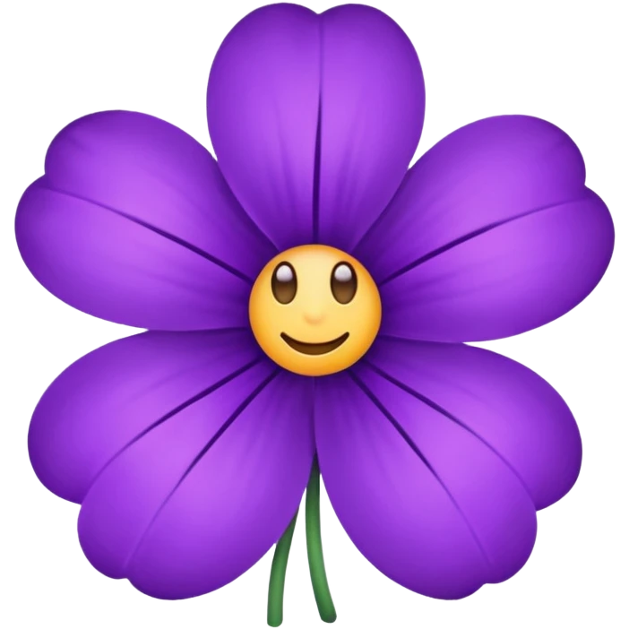 Violet flower emoji