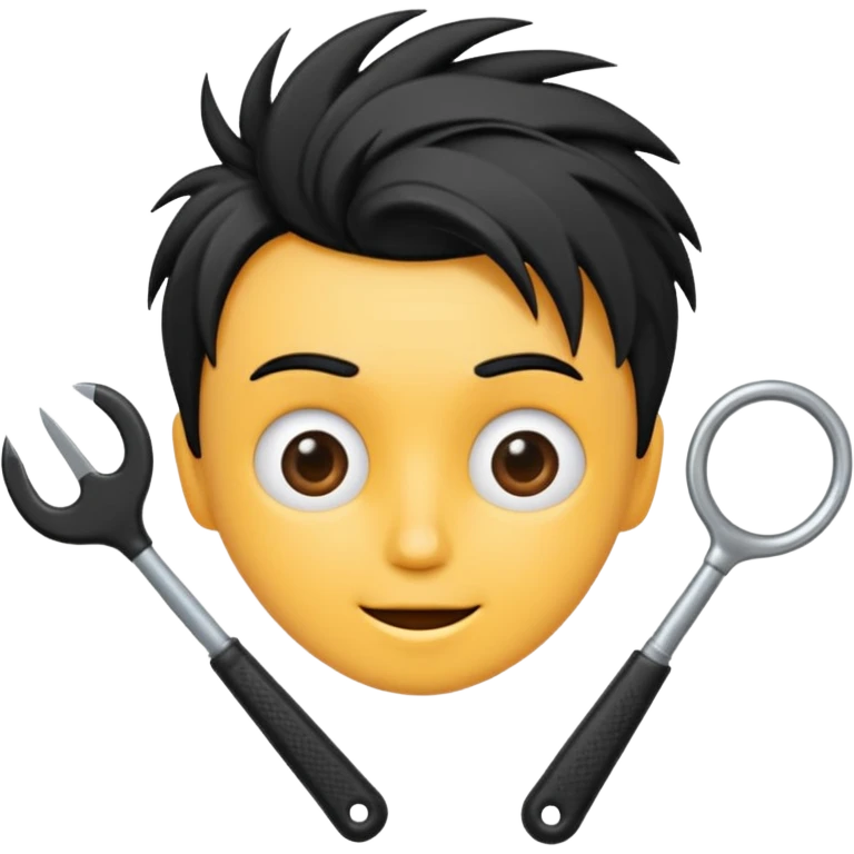 Scissoring animated  emoji