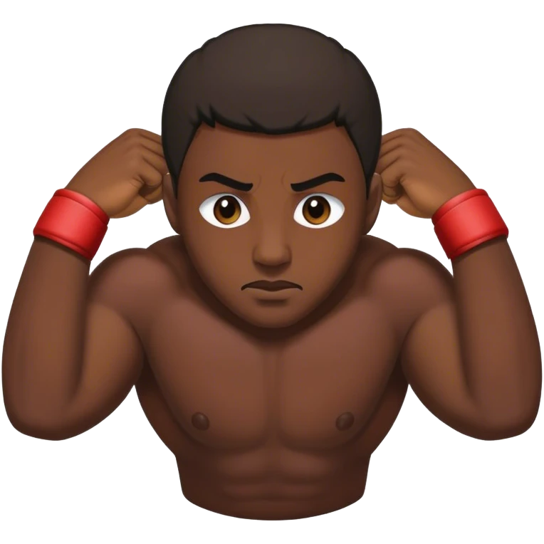 pinned down in wrestling emoji