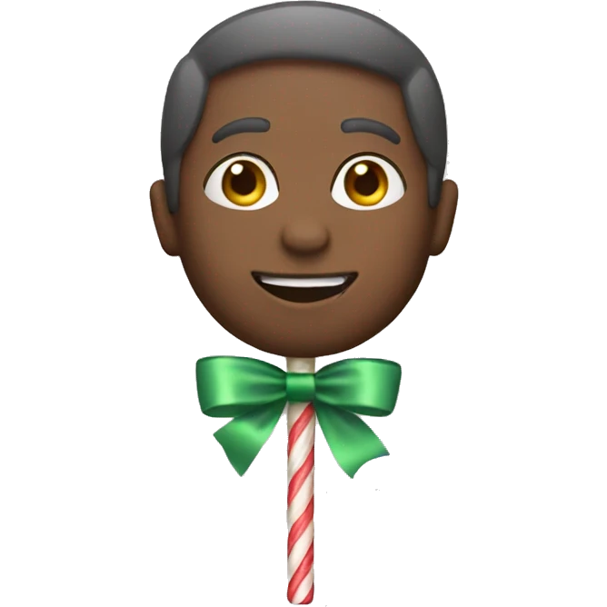 New Year's lollipop emoji