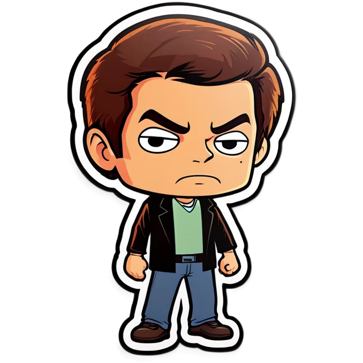 dexter morgan with Brian Mooser emoji