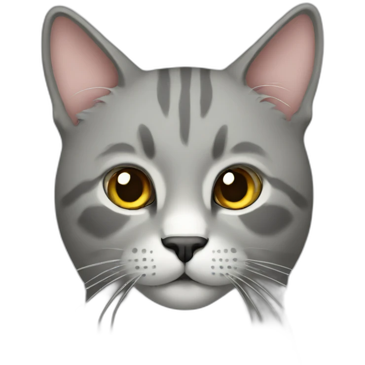 cat grey beer emoji