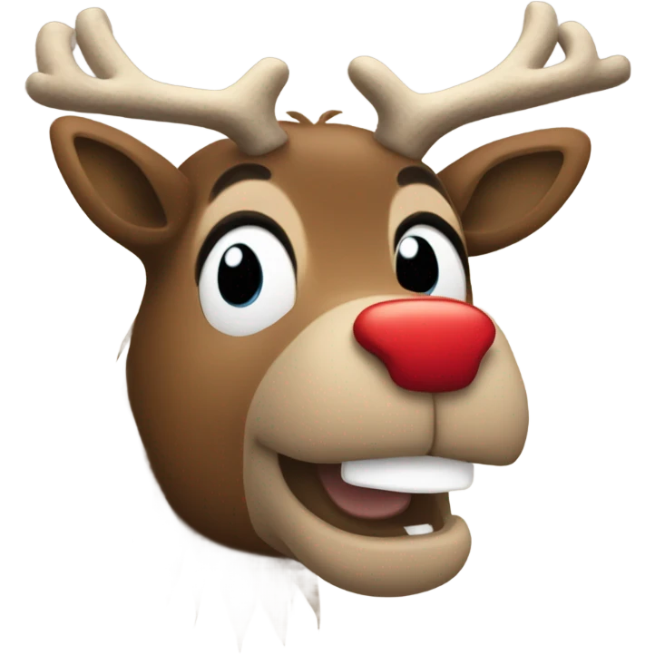 Red Nosed Reindeer emoji