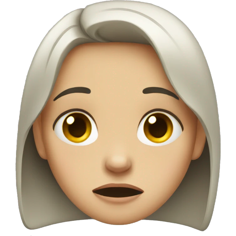 Crying girl emoji