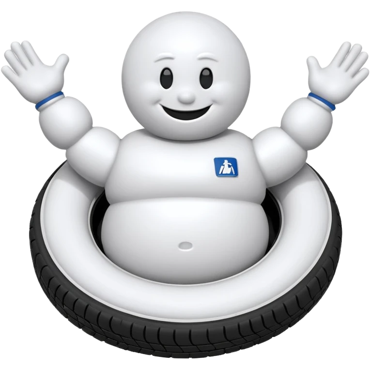 Boneco pneu michelin emoji
