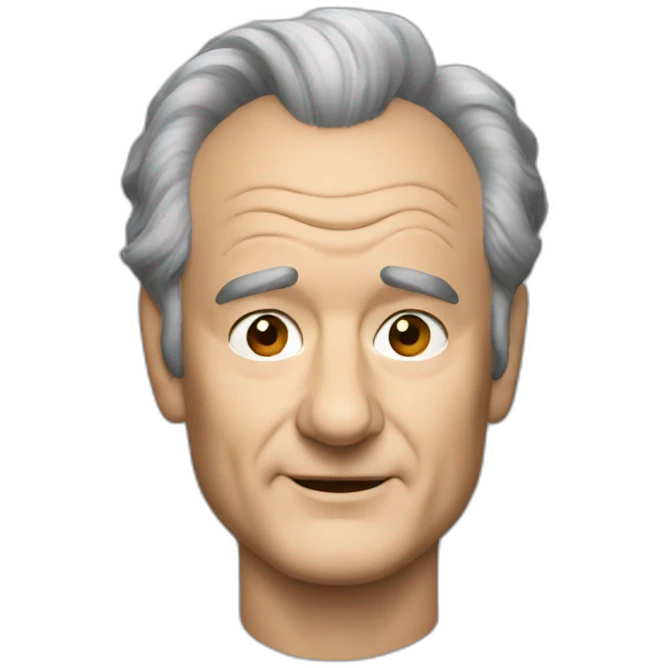 Bill murray black hair emoji