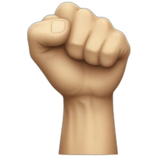 wind up fist emoji