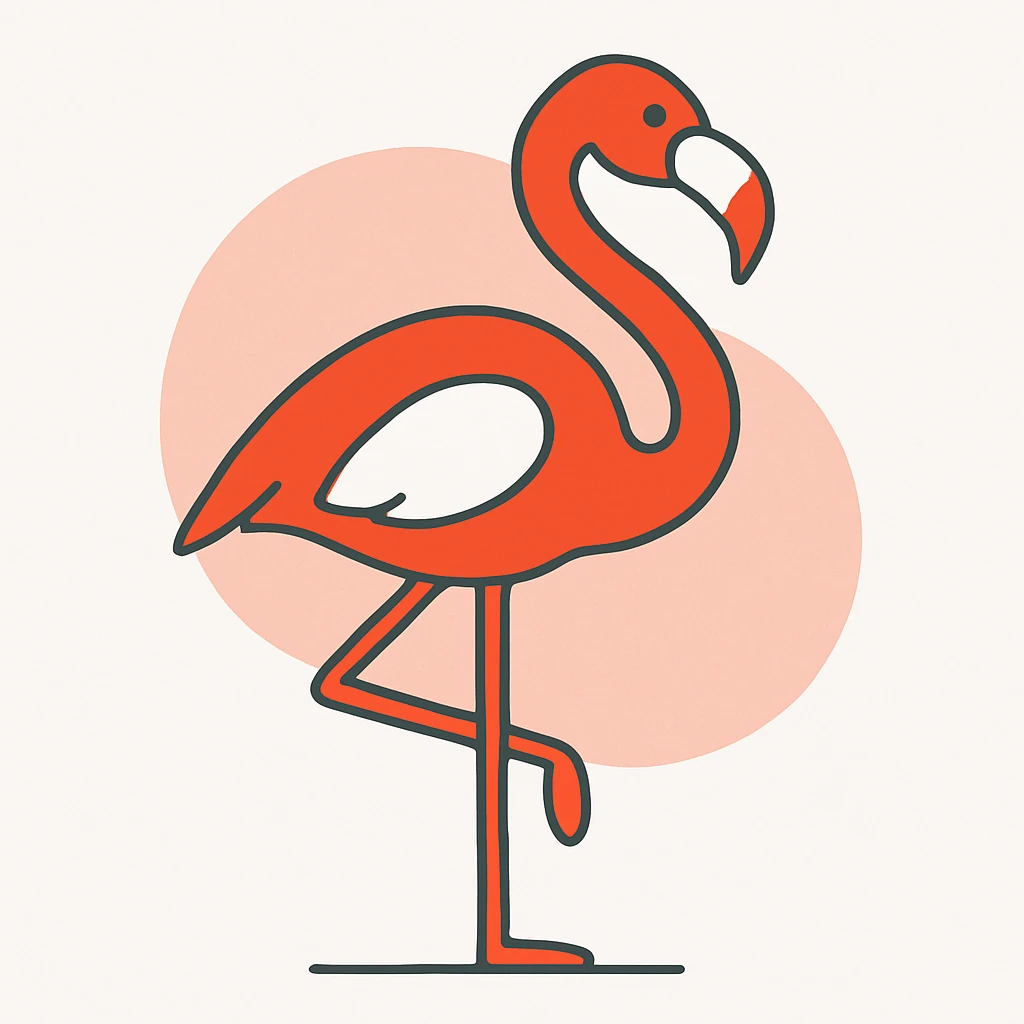 flamingo emoji
