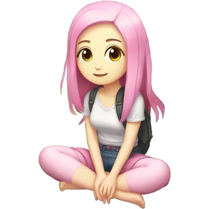 Lilypichu on a lilypad emoji