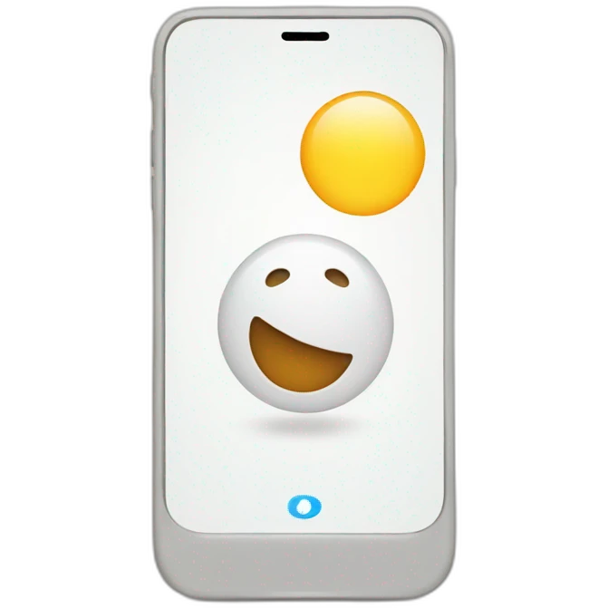 notification on an iPhone screen emoji