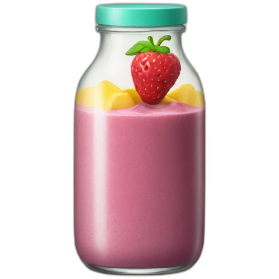 smoothie in a glass bottle emoji