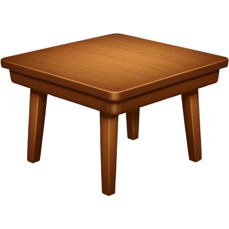 Table facing at the front emoji