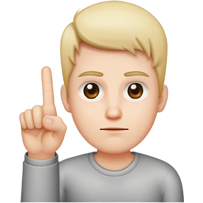 Straight face with middle finger  emoji