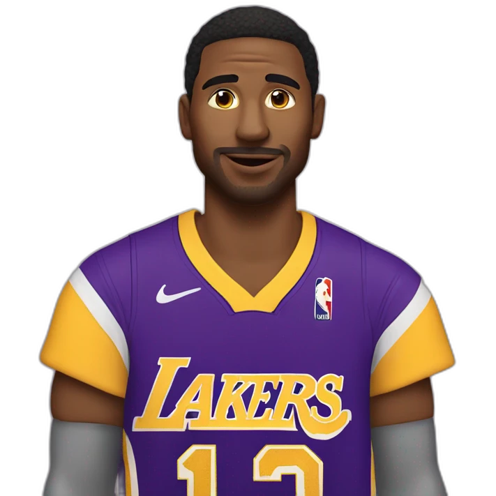 man who is a rapperswil jona lakers fan emoji