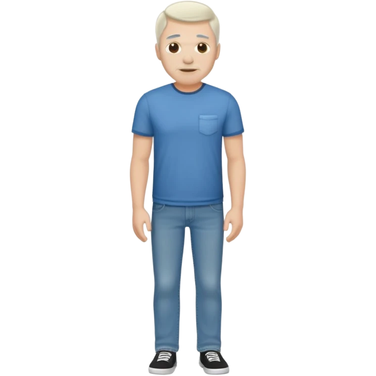 Dad full body. White emoji