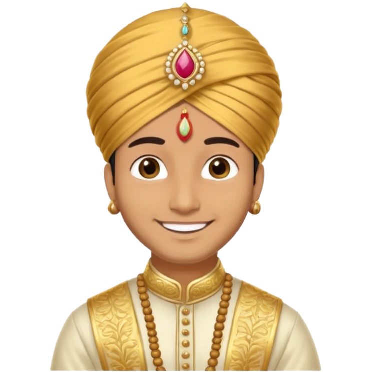 INDIAN WEDDING groom emoji