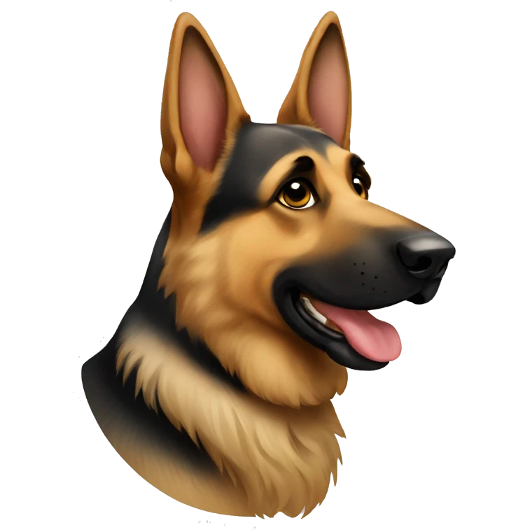 German shepherd  emoji