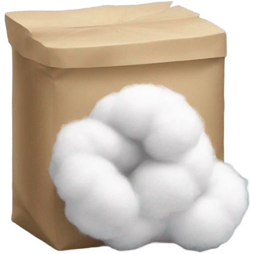 cotton wool emoji