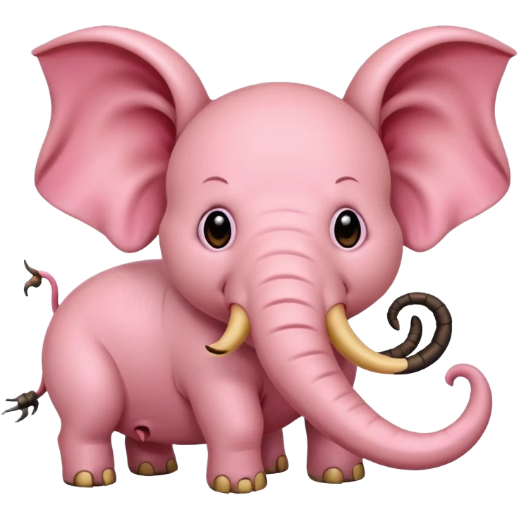 Pig, elephant, scorpion combination animal emoji