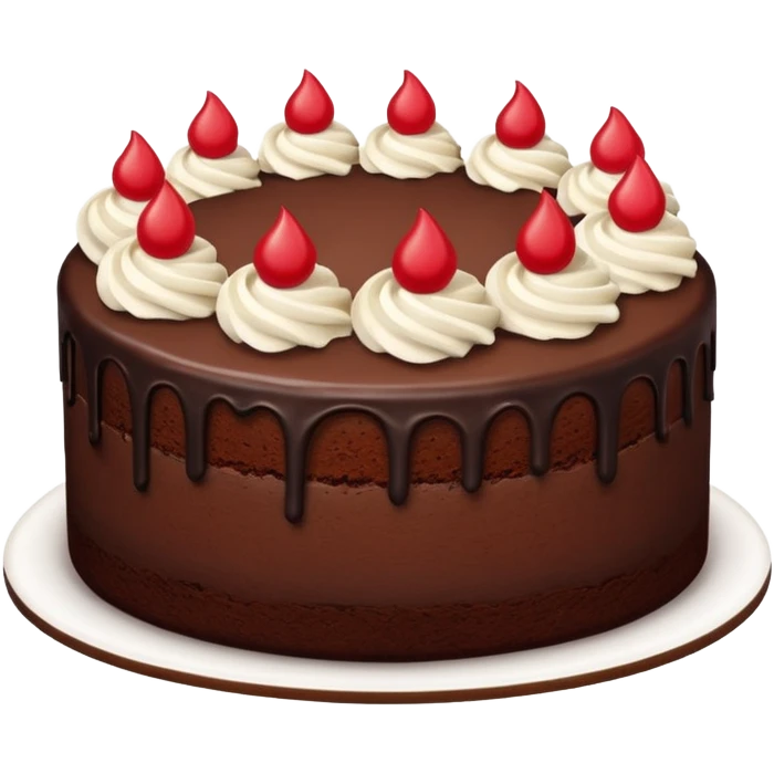 chocolate cake emoji