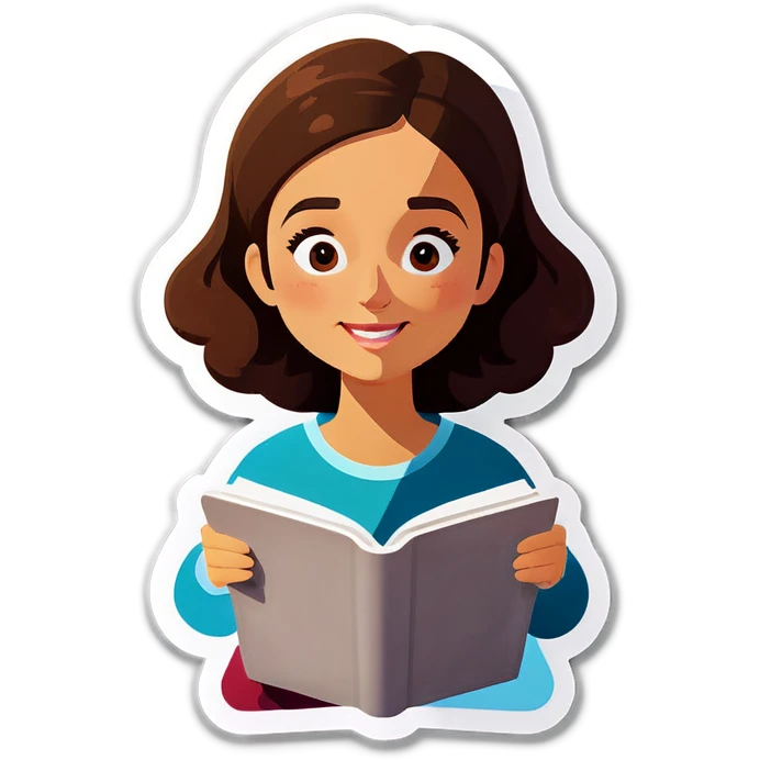 Person reading emoji