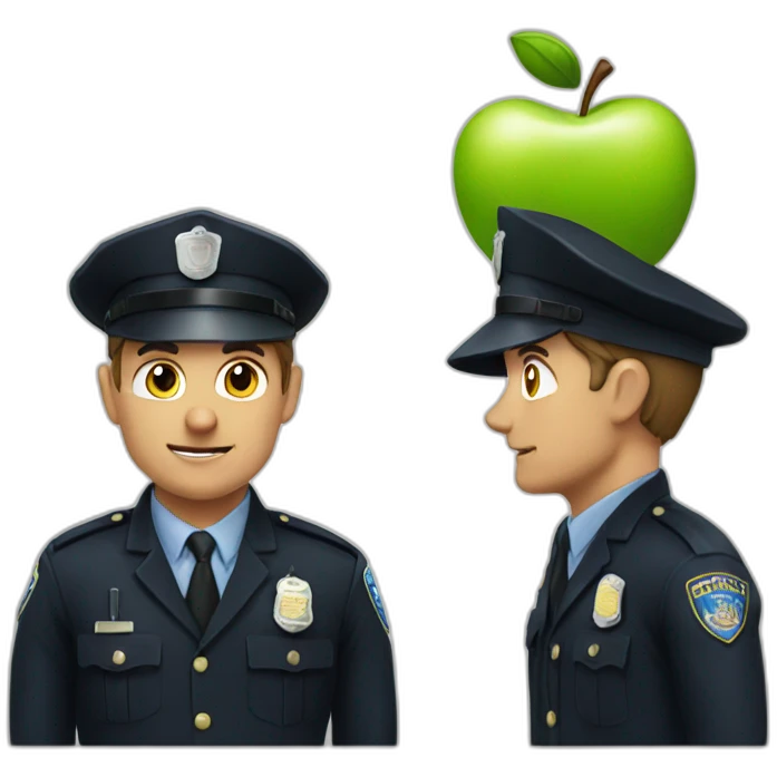 Apple cop  emoji