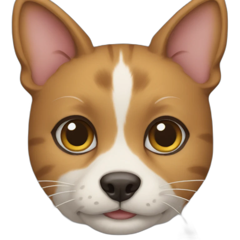 Cat dog mix emoji