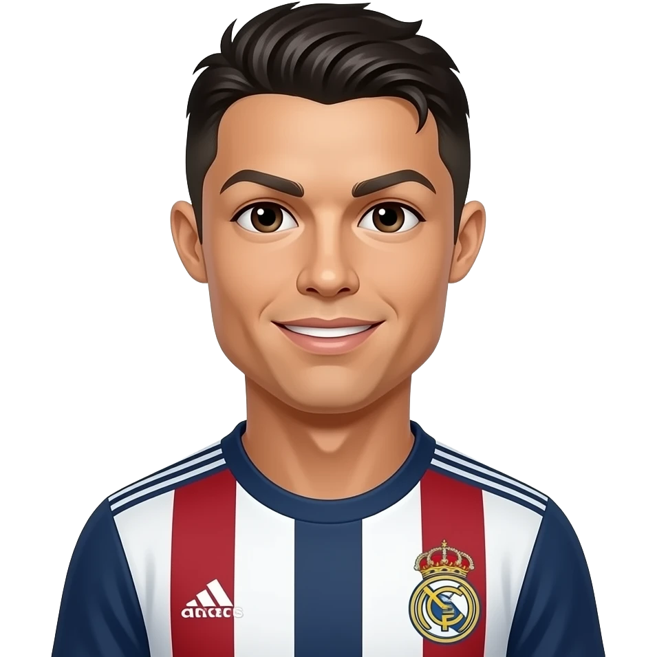 Ronaldo in an Argentina emoji