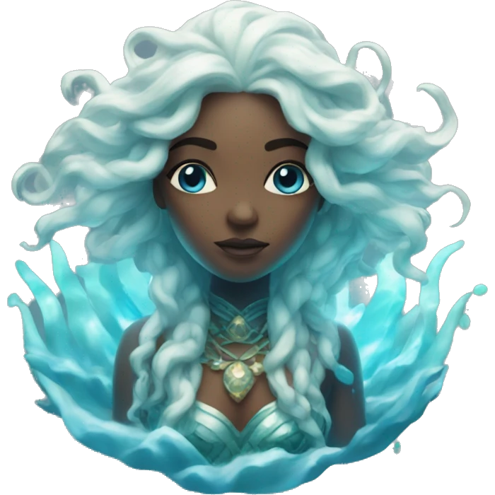 etherial ocean goddess emoji
