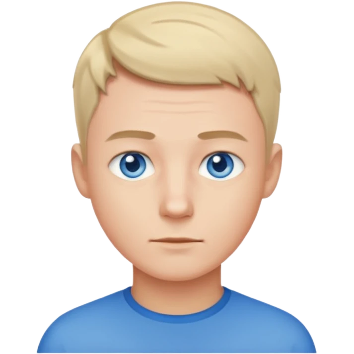 man with very short hair  emoji