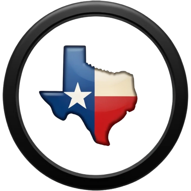 No sign through Texas emoji
