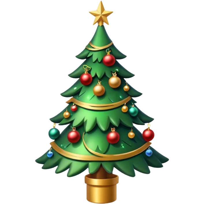 Christmas tree emoji