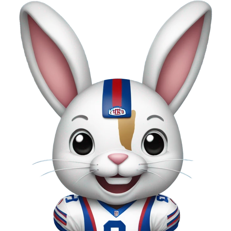 Kansas City football bunny emoji