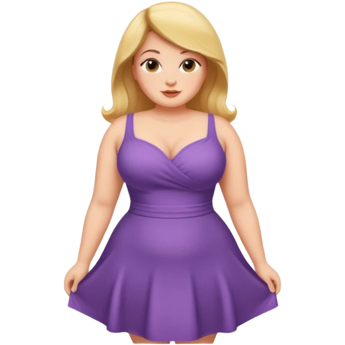 Curvy woman emoji