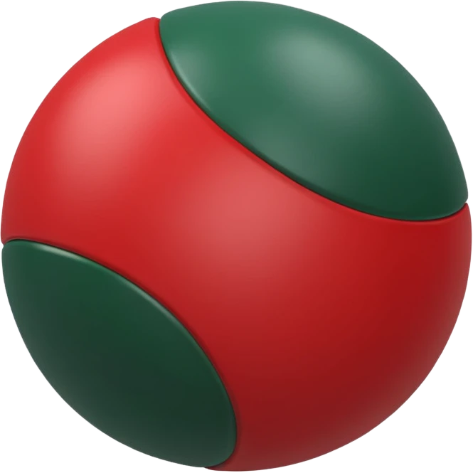 pilates ball christmas color emoji