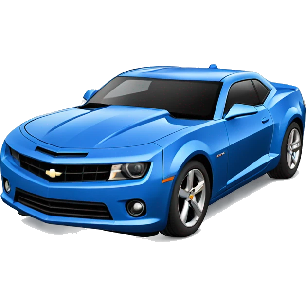 Blue Chevrolet Camaro  emoji