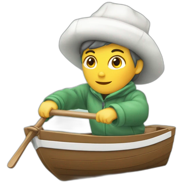 Poubelle sur bateau emoji