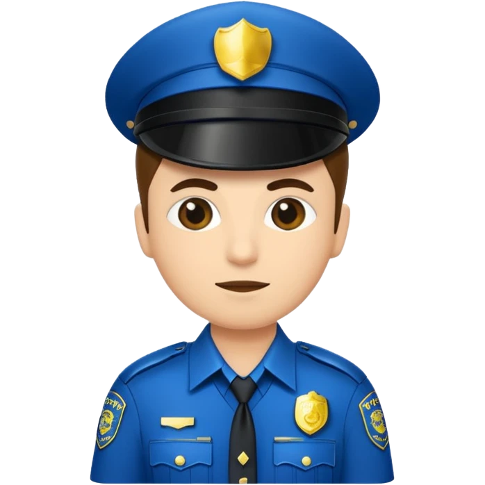 fancy police officer emoji