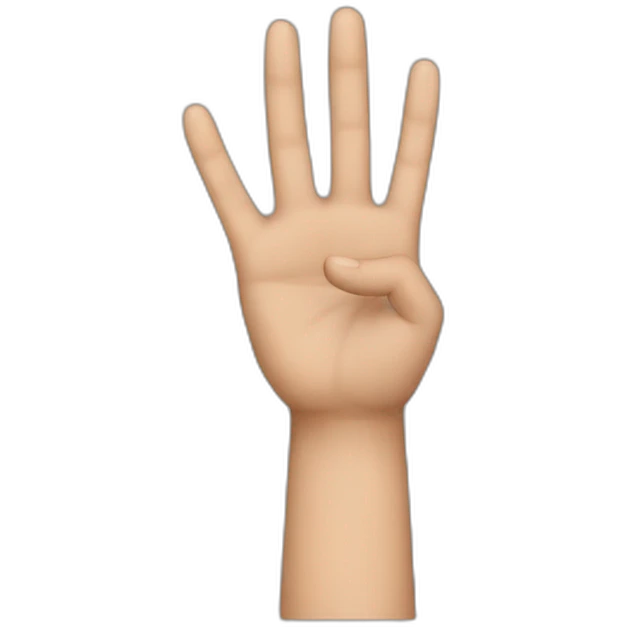 Finger westside emoji