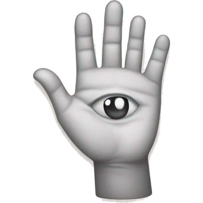 palm with thumb pointing to ring finger emoji