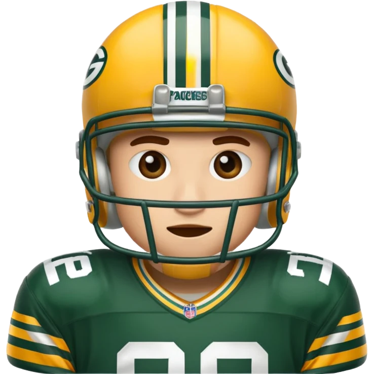 Packers player  emoji