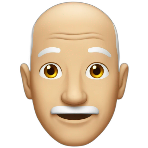 old bald guy emoji