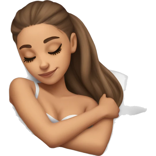 Ariana Grande sleeping emoji