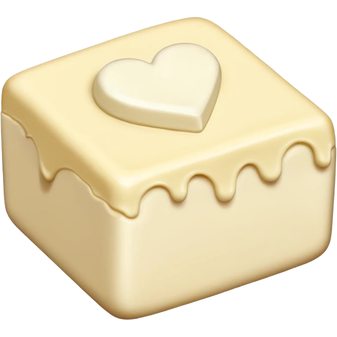 White chocolate emoji